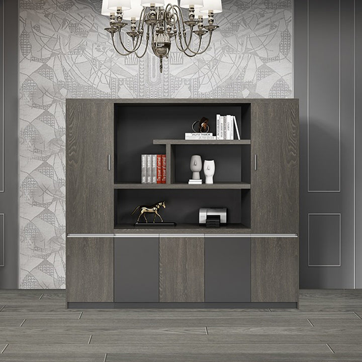 壁面収納|シンプルモダン 大容量収納 オフィス用