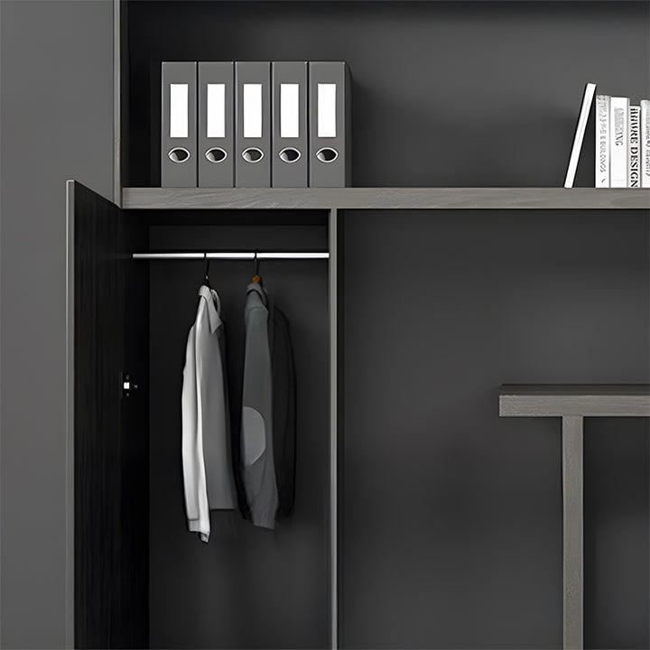 壁面収納|シンプルモダン 大容量収納 オフィス用