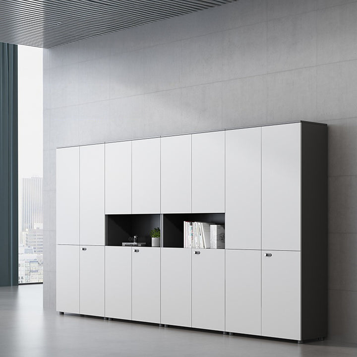 壁面収納|モダン ナチュラル 機能性 オフィス収納