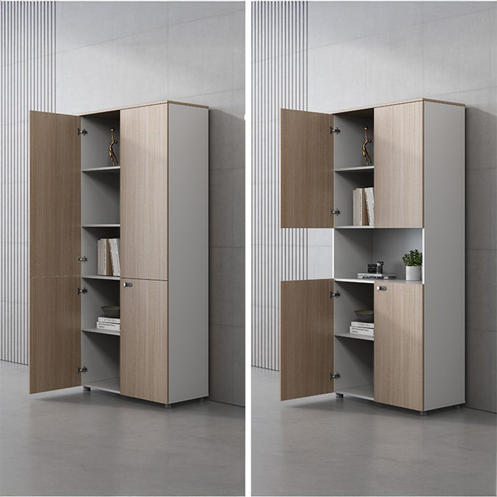 壁面収納|モダン ナチュラル 機能性 オフィス収納