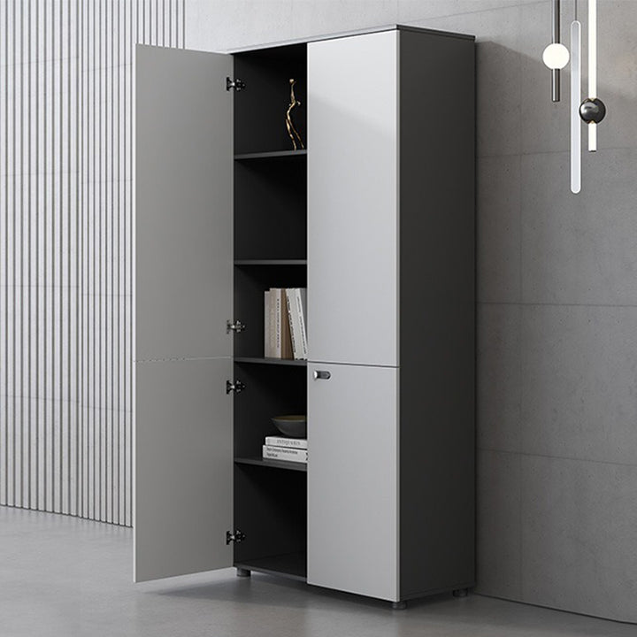 壁面収納|モダン ナチュラル 機能性 オフィス収納