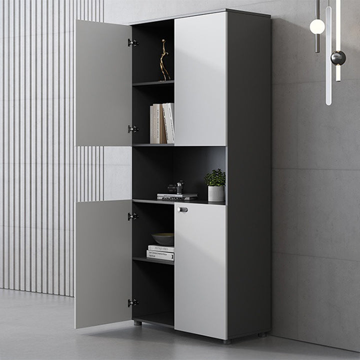 壁面収納|モダン ナチュラル 機能性 オフィス収納