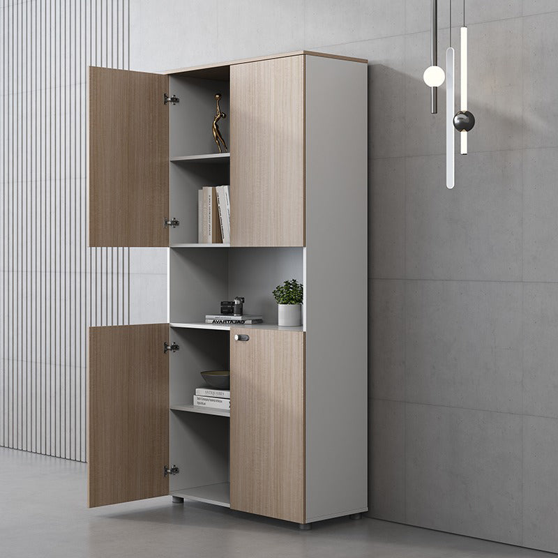 壁面収納|モダン ナチュラル 機能性 オフィス収納