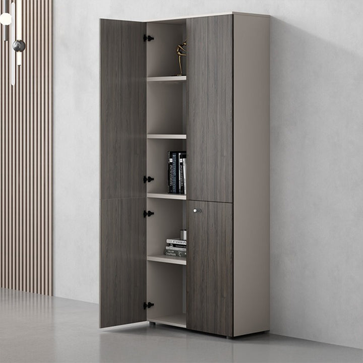 壁面収納|モダン ナチュラル 機能性 オフィス収納