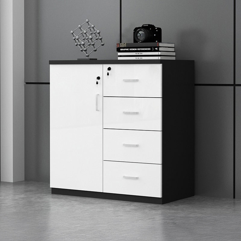 キャビネット|シンプルデザイン モダン 大容量 ホワイト