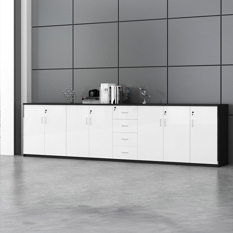 キャビネット|シンプルデザイン モダン 大容量 ホワイト