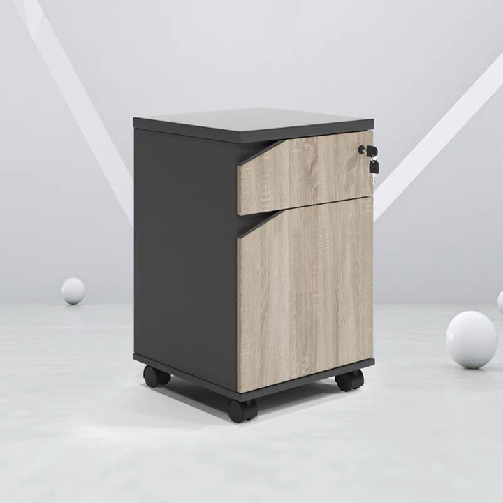 キャビネット| シンプルデザイン 機能的 キャスター付き