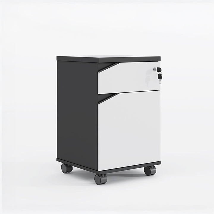 キャビネット| シンプルデザイン 機能的 キャスター付き