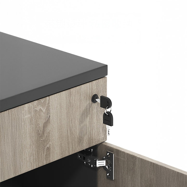 キャビネット| シンプルデザイン 機能的 キャスター付き