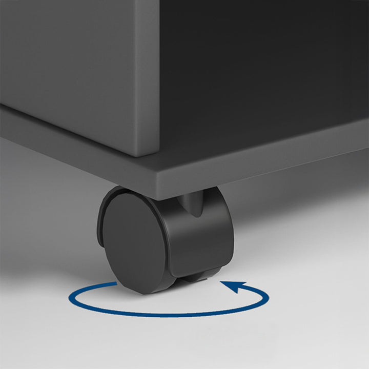 キャビネット| シンプルデザイン 機能的 キャスター付き