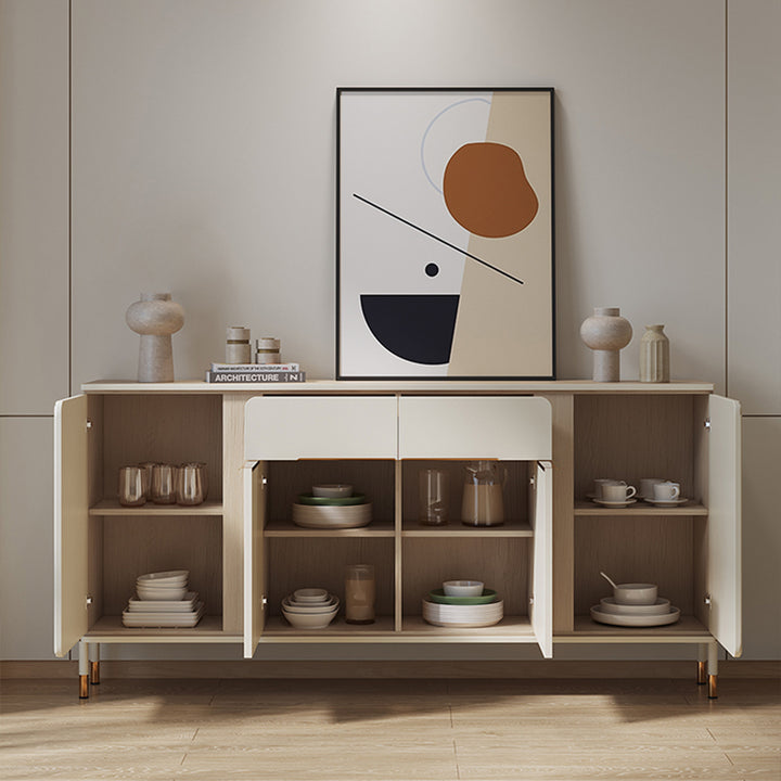 サイドボード|クリーム風 シンプル 小型 選べる2種