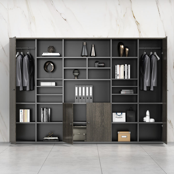 壁面収納|高級感 シンプルデザイン 大容量 ハイキャビネット