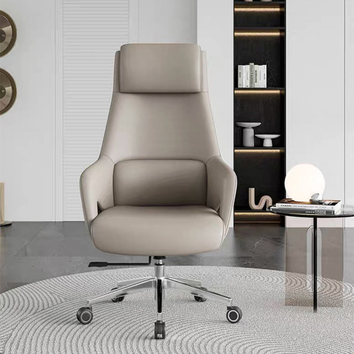 椅子・チェア|イタリア風 高級感 本革 腰マット付き