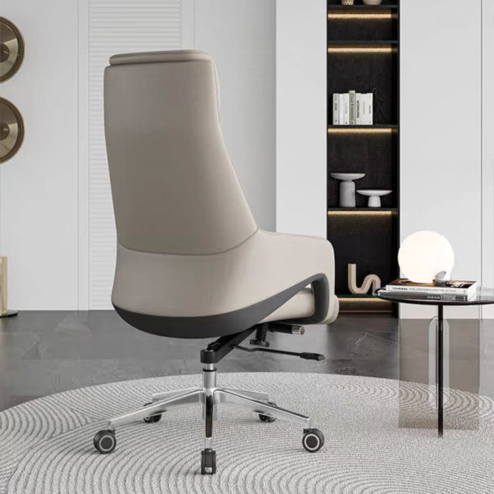 椅子・チェア|イタリア風 高級感 本革 腰マット付き