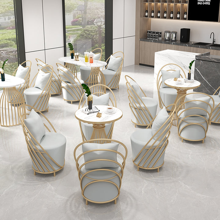 カフェテーブル・椅子|ゴールドライン 優雅 コーヒーテーブル