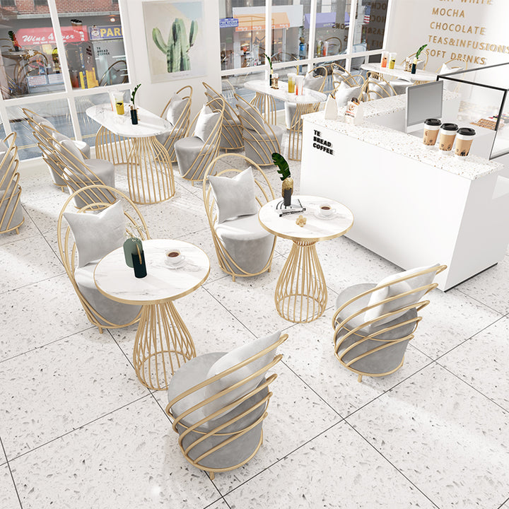 カフェテーブル・椅子|ゴールドライン 優雅 コーヒーテーブル