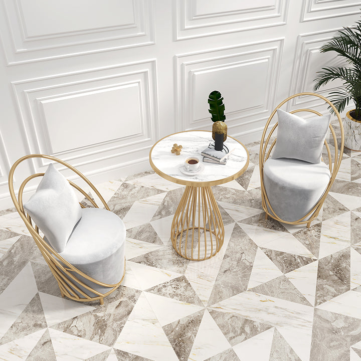 カフェテーブル・椅子|ゴールドライン 優雅 コーヒーテーブル