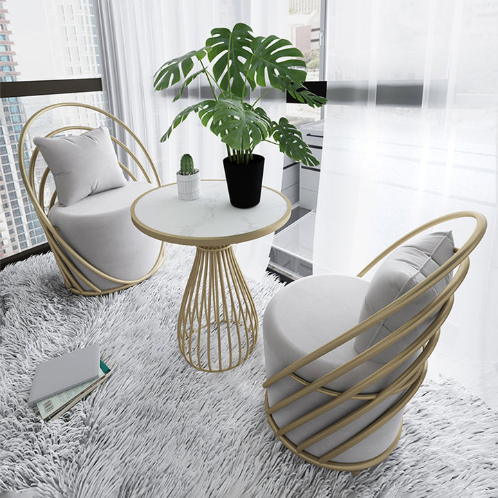 カフェテーブル・椅子|ゴールドライン 優雅 コーヒーテーブル