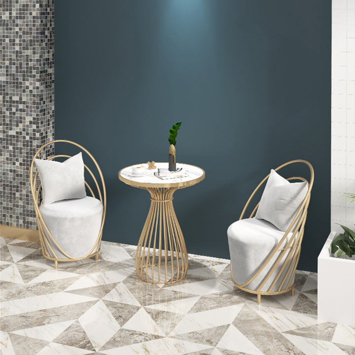 カフェテーブル・椅子|ゴールドライン 優雅 コーヒーテーブル