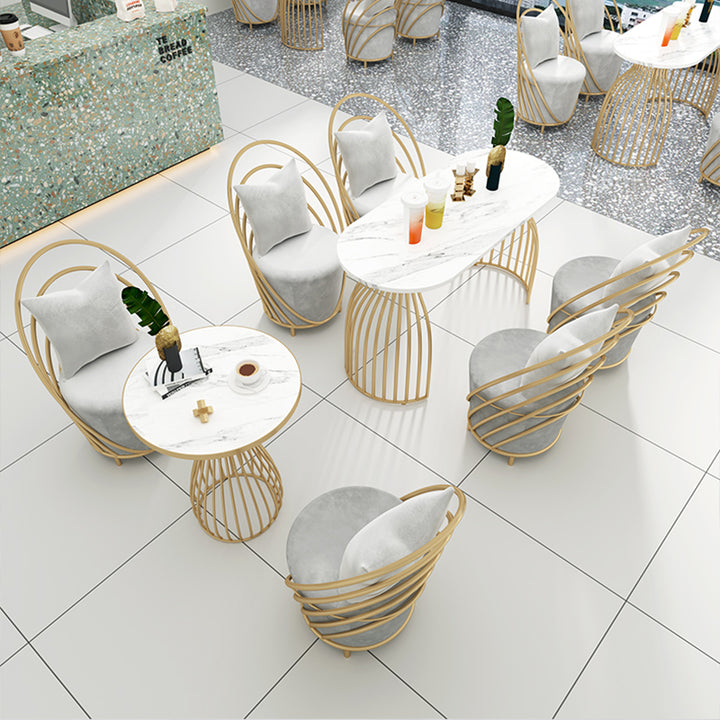 カフェテーブル・椅子|ゴールドライン 優雅 コーヒーテーブル