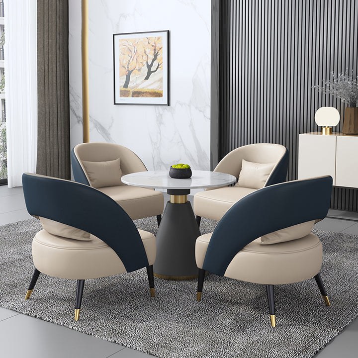 カフェテーブル・椅子|モダン サークル コーヒーテーブル