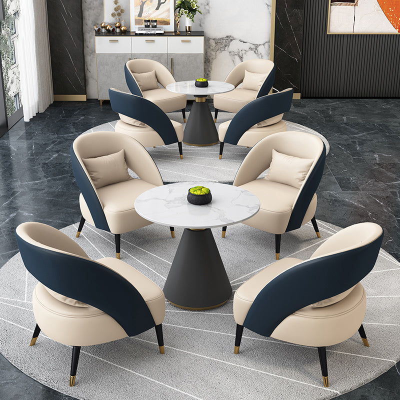 カフェテーブル・椅子|モダン サークル コーヒーテーブル