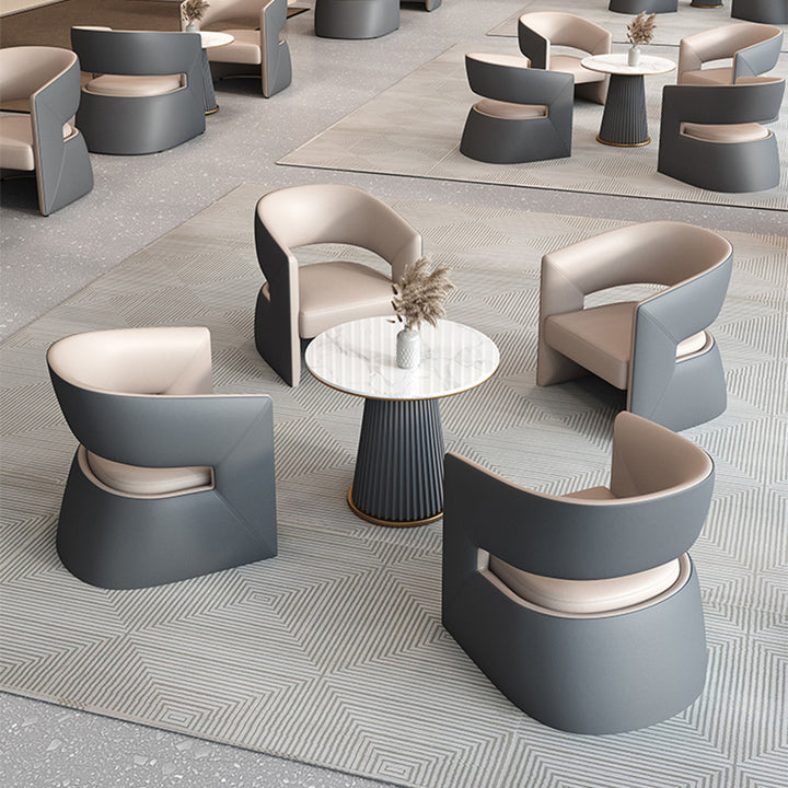 カフェテーブル・椅子|エレガント マーブル コーヒーテーブル