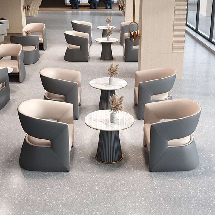 カフェテーブル・椅子|エレガント マーブル コーヒーテーブル