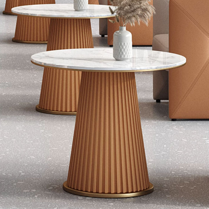 カフェテーブル・椅子|エレガント マーブル コーヒーテーブル