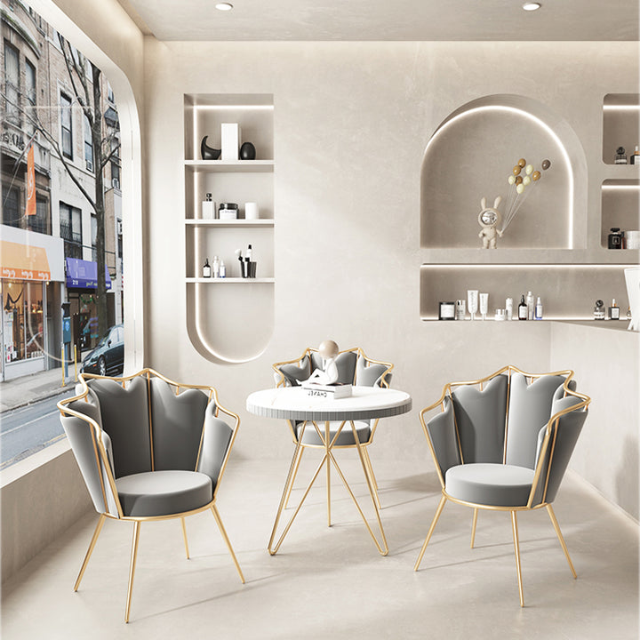 カフェテーブル・椅子|北欧風 マーブル模様 コーヒーテーブル