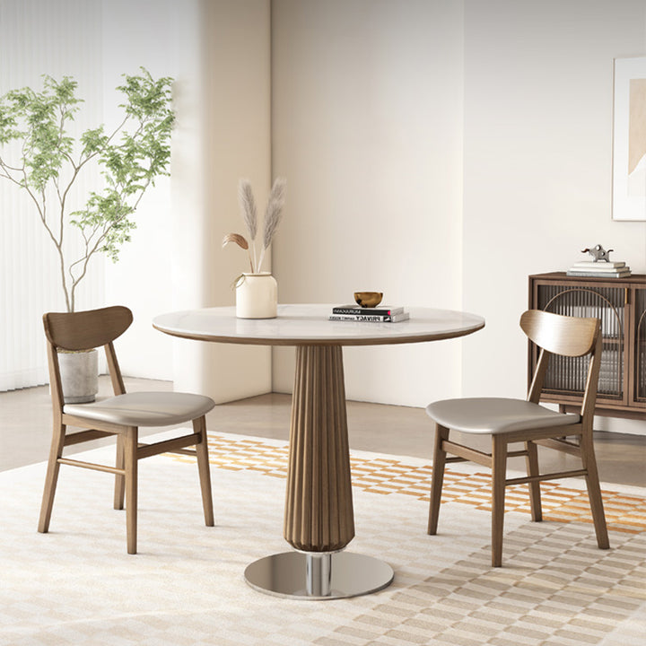 カウンターテーブル|円型テーブル  木製 インテリア チェア セット