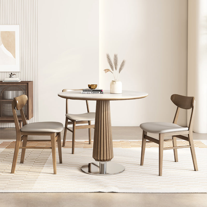 カウンターテーブル|円型テーブル  木製 インテリア チェア セット