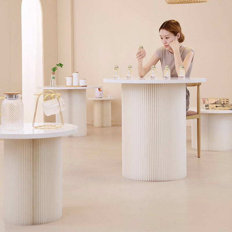 カウンターテーブル|シンプル クラフト紙 アート感