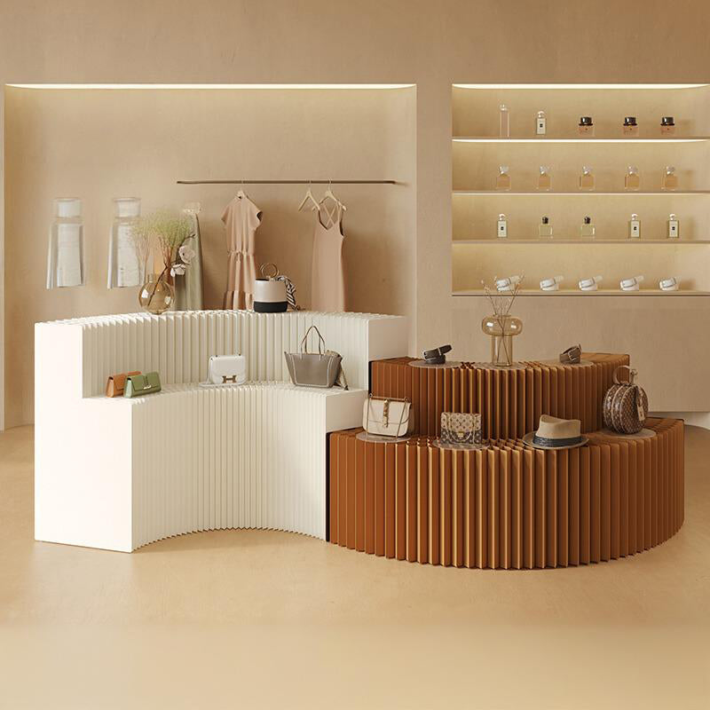 ディスプレイ・展示台|クラフト紙 フローウィング・ステップ