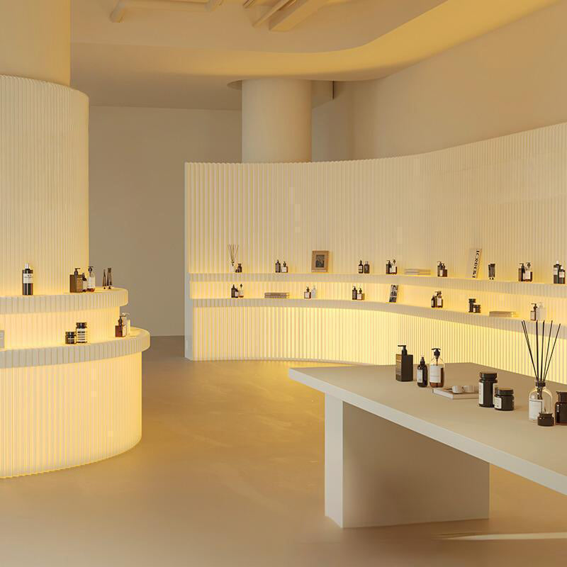 ディスプレイ・展示台|クラフト紙 光と影 アート感デザイン