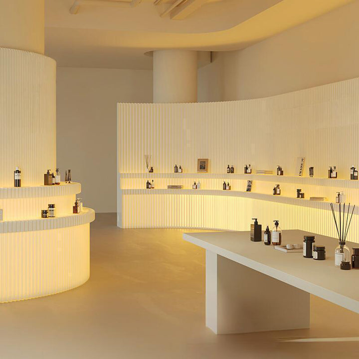 ディスプレイ・展示台|クラフト紙 光と影 アート感デザイン