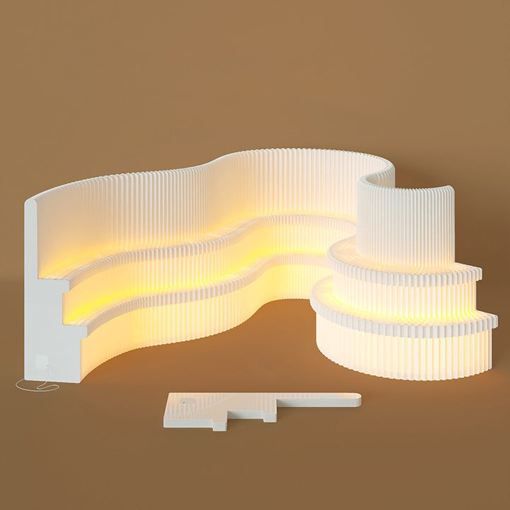 ディスプレイ・展示台|クラフト紙 光と影 アート感デザイン