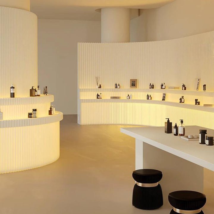 ディスプレイ・展示台|クラフト紙 光と影 アート感デザイン