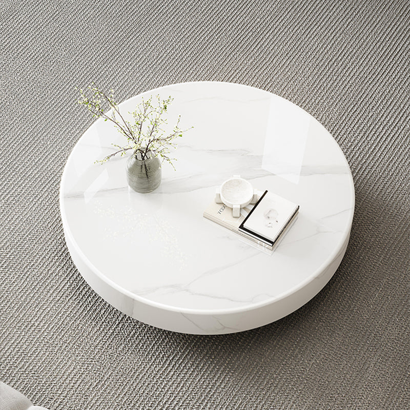 ローテーブル|クリーム風 マーブル模様 おしゃれ