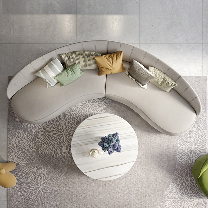 ローテーブル|イタリア風 シンプルデザイン マーブル模様