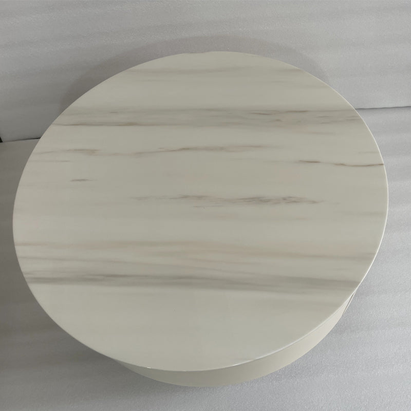 ローテーブル|イタリア風 シンプルデザイン マーブル模様