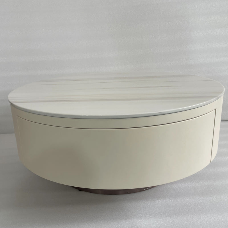 ローテーブル|イタリア風 シンプルデザイン マーブル模様