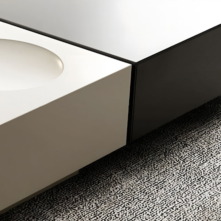 ローテーブル|モダン 高級感 円形