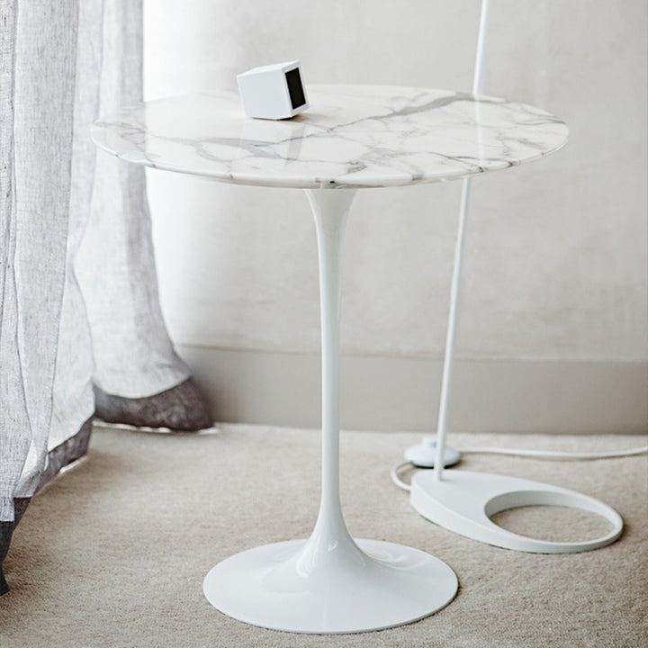 サイドテーブル|イタリア風 円型 シンプル