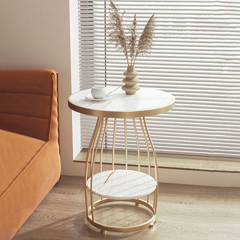 サイドテーブル| 大理石模様 エレガント 高級感