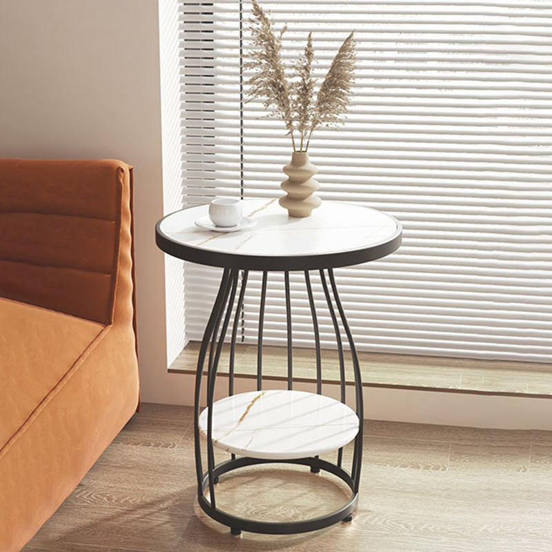 サイドテーブル| 大理石模様 エレガント 高級感