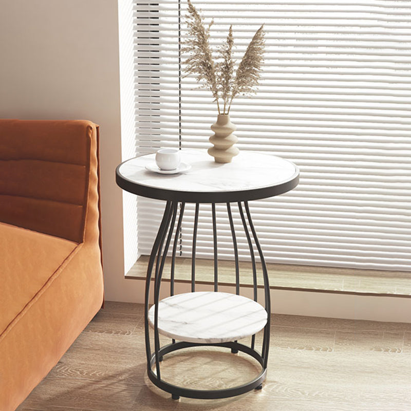 サイドテーブル| 大理石模様 エレガント 高級感