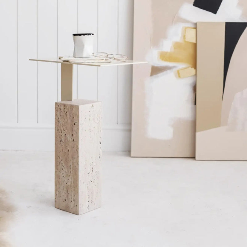サイドテーブル|空間デザイン  天然石 高級感