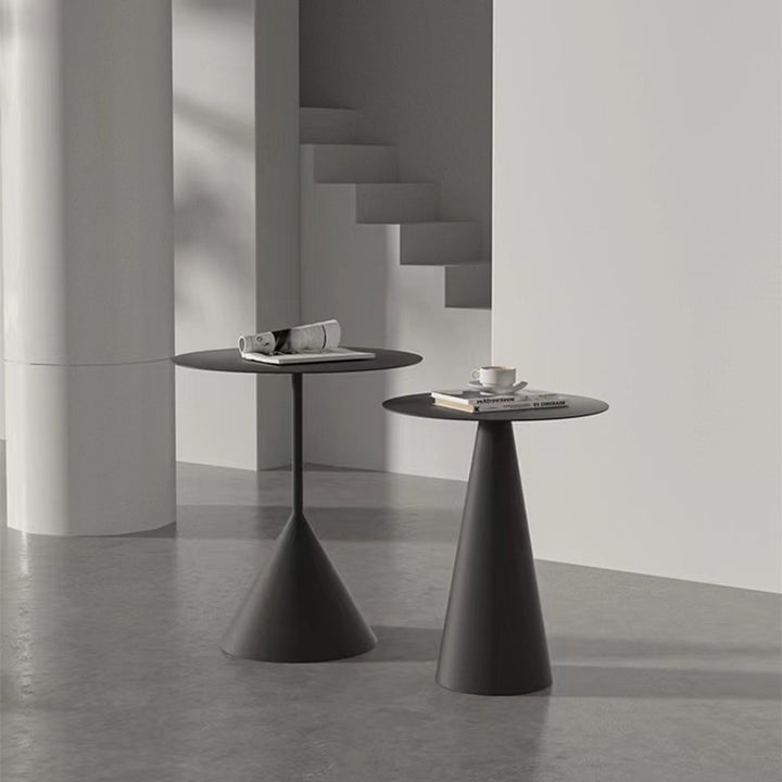 サイドテーブル|シンプル モダン 丸テーブル セット 選べる2色