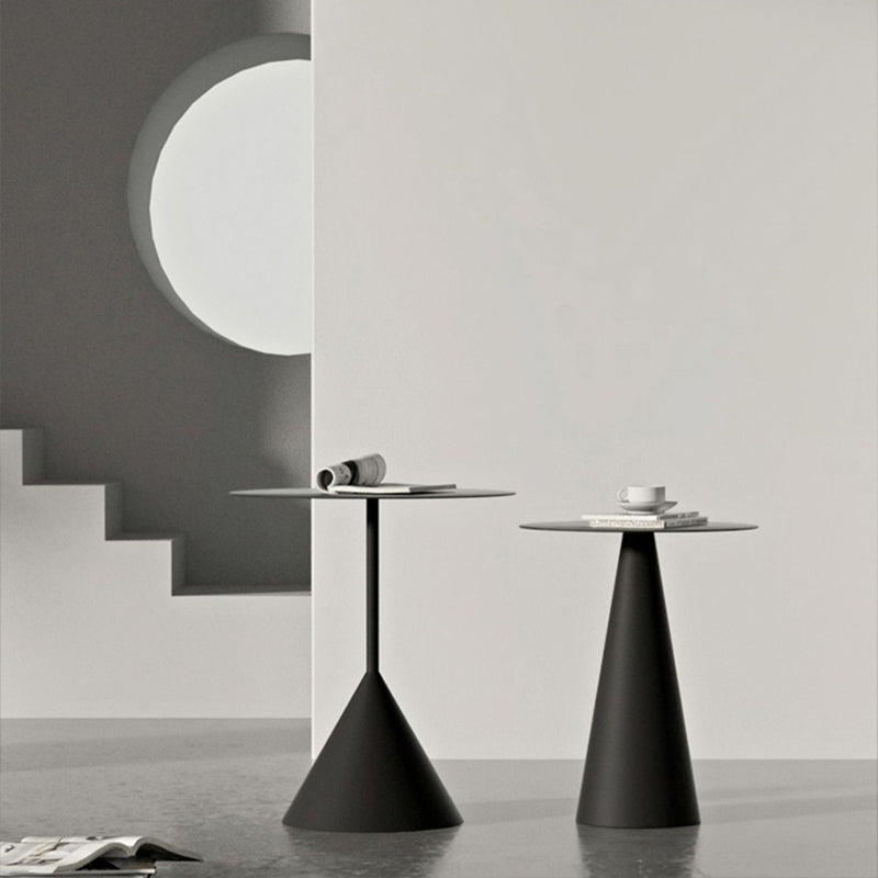 サイドテーブル|シンプル モダン 丸テーブル セット 選べる2色